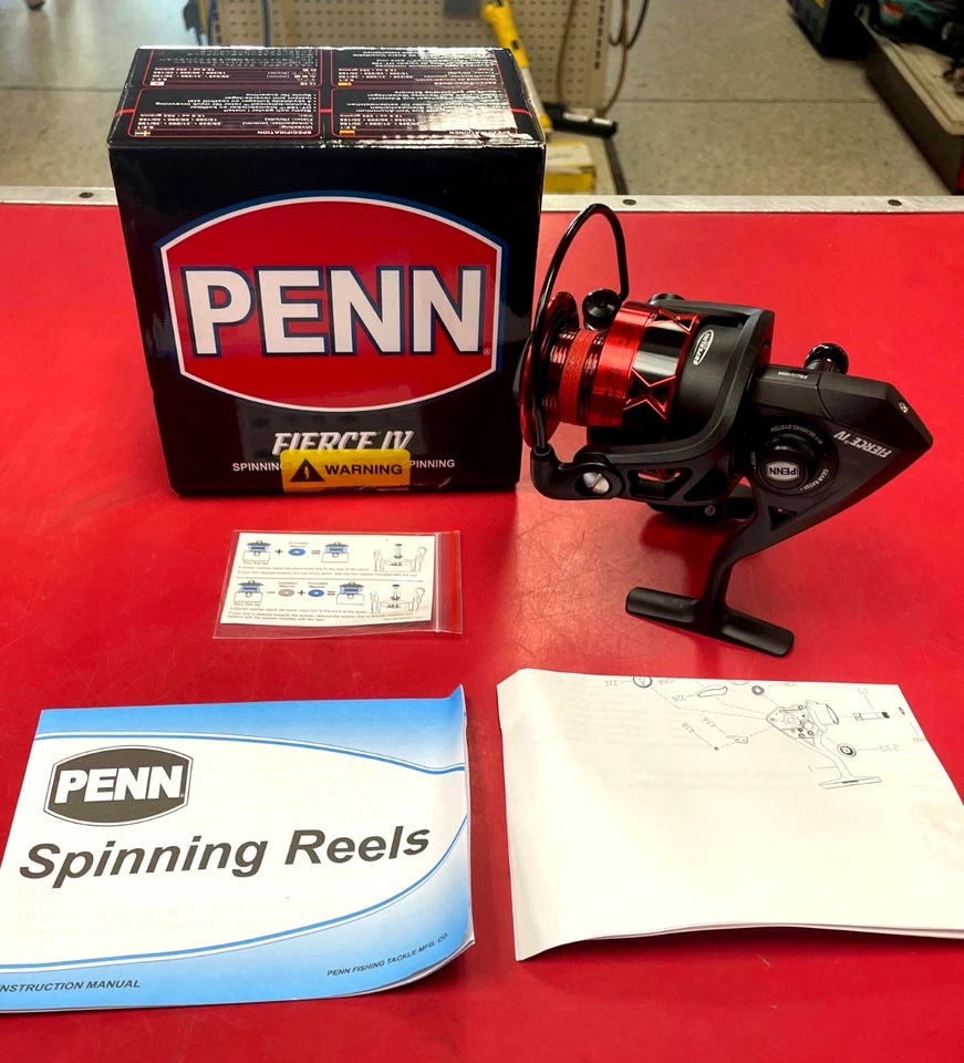Carrete giratorio Penn FRCIV4000 Fierce IV 6,2:1 #1558708 **NUEVO EN CAJA** Foto 1 de 4