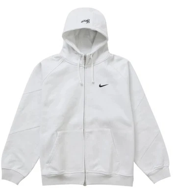 Толстовка с капюшоном Nike x Supreme на молнии Air Max белая SS25 мужская размер средний - Изображение 1 из 4