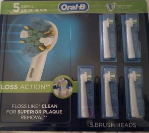 Oral-B Floss Action Ersatzbürstenköpfe 5 Stück Dental Zahnarzt Zähne - Bild 1 von 1