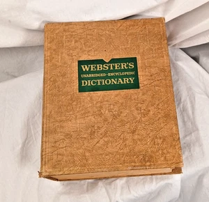 Vintage Webster ungekürzt - Enzyklopädisches Wörterbuch, mit Bildern, 1957 - Bild 1 von 14