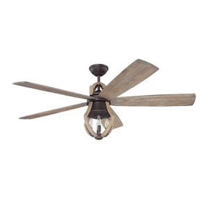 Craftmade WIN56ABZWP5 Winton 3-Light Ceiling Fan w/ Blades in Aged Bronze - Picture 1 of 2