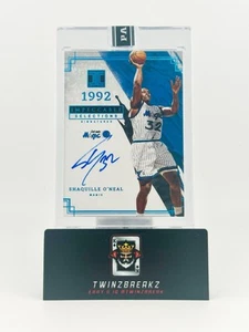 2021 PANINI IMPECCABLE AUTOGRAPHED SHAQUILLE O’NEAL 1/1 BLACK BOX *ON CARD AUTO* - Picture 1 of 2