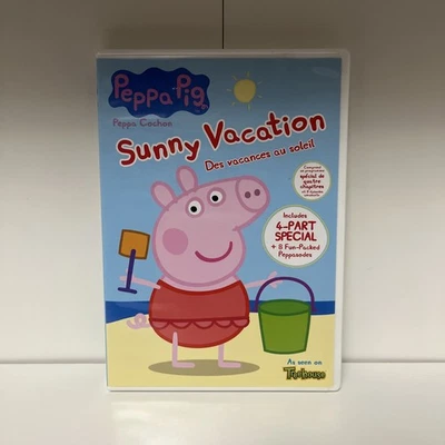 Peppa Pig Sunny Vacation DVD Good Condition DVD Treehouse - Image 1 of 4