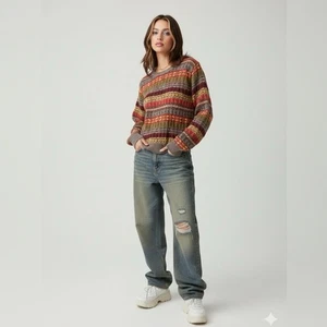 Suéter De Colección Gap Talla L Y2K Otoño Texturizado Abuelo Años 90’s Grunge Gorpcore - Imagen 1 de 7