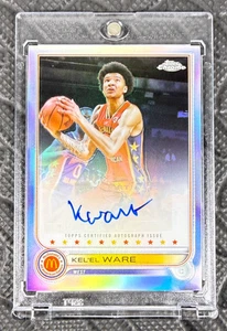 Autógrafo Kel'el Ware 2022 Topps refractor cromado McDonald's All American #CA-KW - Imagen 1 de 2
