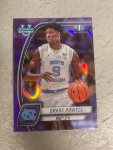 DRAKE POWELL 2025 BOWMAN U CHROME PURPLE LAVA REFRACTOR UNC CARD #69 - Picture 1 of 2