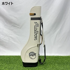 Malbon Malbon Soporte Medio Estuche Caddy Bag Blanco Japón Nuevo Unisex Logo 1.3kg Luz - Imagen 1 de 10