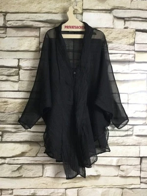 cocon.commerz PRIVATSACHEN ANORDIG Überwurf  aus ORGANZA in schwarz Größe 2-3 - Bild 1 von 4