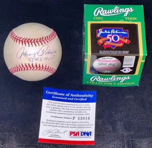 Johnny Podres "1955 World Series MVP" Signed "Jackie Robinson" Baseball Auto PSA - Picture 1 of 11