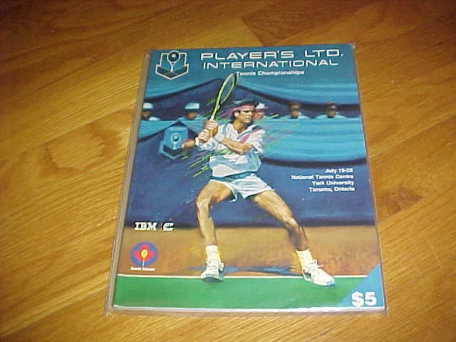 1990 Les Internationaux Players Tennis Program Toronto Canada York University  - Image 1 of 1