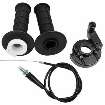 THROTTLE AND 36" CABLE GRIP HANDLE BAR SET FOR SUZUKI MOTORCYCLE NEW - Image 1 of 4