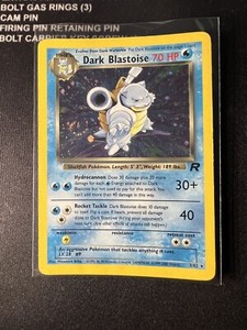 2000 Dark Blastoise 3/82 Holo Rare - Pokemon Team Rocket - Vintage With Swirl