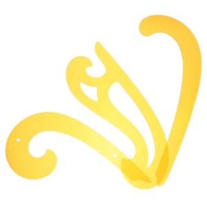 3Pcs French Curve and Template Ruler Drawing Stencils Template for Sewing Design - Picture 1 of 12