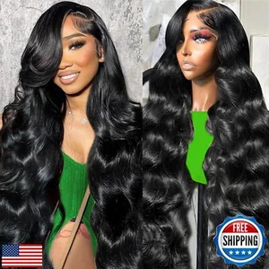 Nognut Body Wave Lace Frontal Wigs Human Hair 13x6 Body Wave Lace Front Wigs  - Picture 1 of 5
