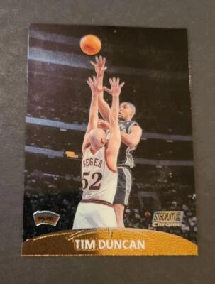 1999-00 Stadium Club Chrome #36 Tim Duncan Spurs - Image 1 of 2