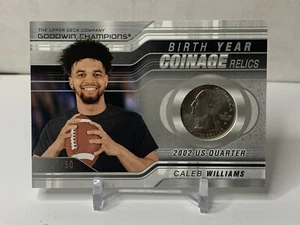 2023 UD GOODWIN CHAMPIONS CALEB WILLIAMS BIRTH YEAR COINAGE /25 - Picture 1 of 2
