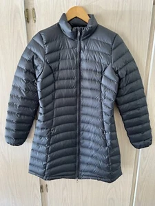 Giubbotto piumino nero lungo ultraleggero Patagonia donna Fiona taglia small - Foto 1 di 11