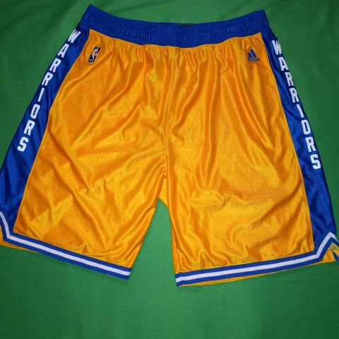 Golden State Warriors Shorts SEWN 2015 Adidas Basketball NBA (XXL) (2XL) Cover