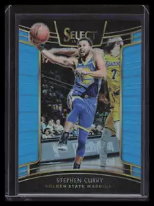 2018-19 Select Prizms Light Blue Refractor 1 Stephen Curry 221/299 - Picture 1 of 2
