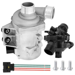 Water Pump W/Thermostat & Bolt For BMW 128i 325i 328i 528i 530i X3 11517586925 - Picture 1 of 6