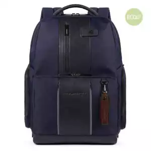 Moda Mochila PIQUADRO Brief 2 Led Hombre Azul - CA4532BR2L-BLU - Imagen 1 de 8