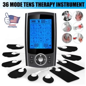 36 Modes Tens Unit Muscle Stimulator Machine Pulse Therapy Pain Relief Massager - Picture 1 of 12