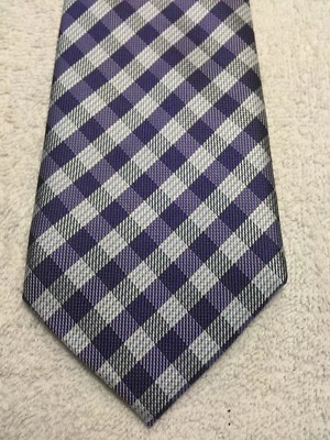 CLICCI CORBATA HOMBRE LILA MORADO Y AZUL 3,5 X 59 NUEVA SIN ETIQUETAS Foto 1 de 4