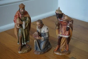 Kuolt Nativity Three Wise Men wooden figure - Picture 1 of 13