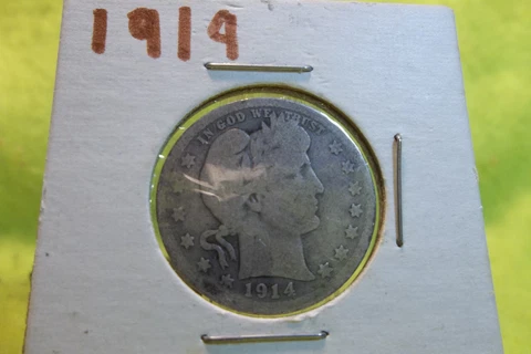 1914 BARBER QUARTER Cover