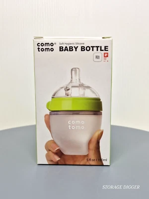 Como Tomo Baby Bottle Soft Hygienic Silicone Anti Colic Infant Feeding Slow Flow - Image 1 of 4