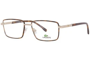 LACOSTE L2278 710 54mm Matte Gold Havana Men's Ophthalmic Eyeglasses Frame NWT - Picture 1 of 7
