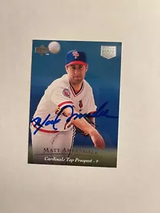 St Louis Cardinals MATT ARRANDALE Signed Card - Picture 1 of 1