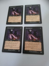 Magic the gathering Card. Blood Celebrant Playset. Legions Creature Cleric