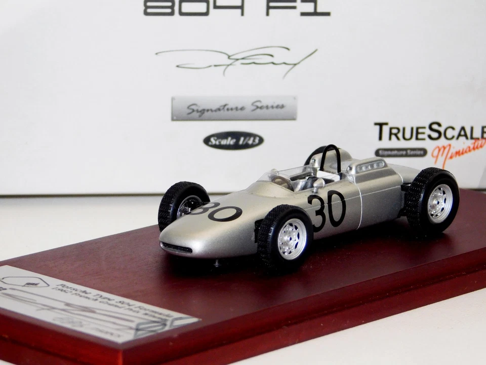 PORSCHE 804 F1 #30 WINNER FRENCH GP 1962 FIRMATO da GURNEY LIM. TRUESCALE 1:43 - Immagine 1 di 1