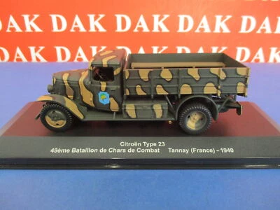 Die cast 1/43 Modellino Camion Citroen Type 23 49eme Bataillon de Chars Tannay - Immagine 1 di 4