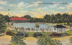 # B1409 POSTAL DE LINO LOUISVILLE, KY., PISCINA CRESCENT HILL - Imagen 1 de 2