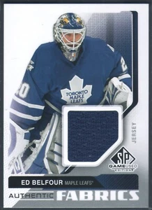 Ed Belfour Authentic Fabrics Jersey AF-EB - 2014-15 SP Game Used With Freebies - Bild 1 von 2