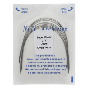 Dental Orthodontic NiTi Arch Wire Arcos De Ortodoncia 014 016 Round Ovoid Form - Picture 1 of 20