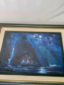 Stampa artistica JAMES COLEMAN "Night Paradise 1997" firmata incorniciata limitata 112/450 - Foto 1 di 20