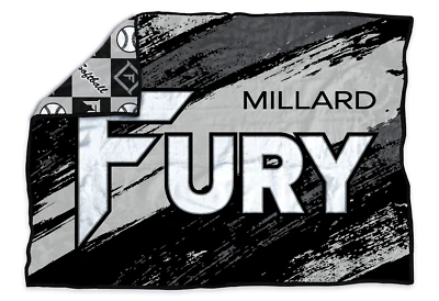 Manta de recaudación de fondos personalizada para softbol Millard Fury 60"x80" aprox. 450 GSM 4,4 lb Foto 1 de 2