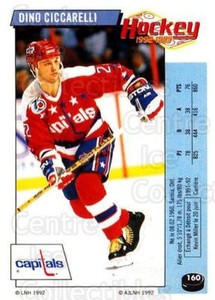 1992-93 Panini Stickers French #160 Dino Ciccarelli