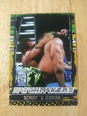 Chris Benoit & Chris Jericho | 2002 Fleer WWF All Access MatchMakers #11MM - Image 1 of 2