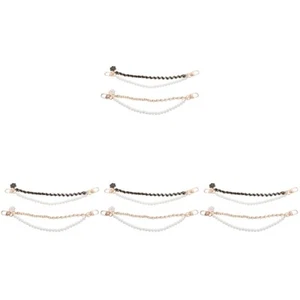 4 PCS Pearl Chain Charming Hand-beaded Phone Pendant Cellphone Lanyard - Zdjęcie 1 z 12