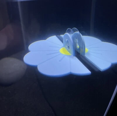 Hamaca Betta Cama Descanso Decoración Flor Juguete Betta Pecera Adorno Decoración Foto 1 de 4