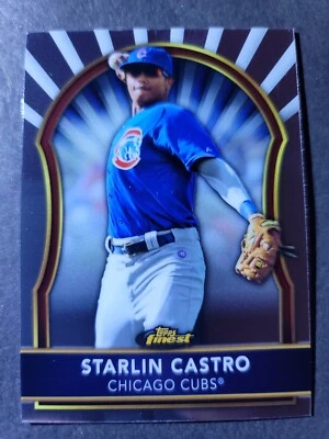 STARLIN CASTRO 2011 Topps Finest Baseball #33  - Image 1 of 2