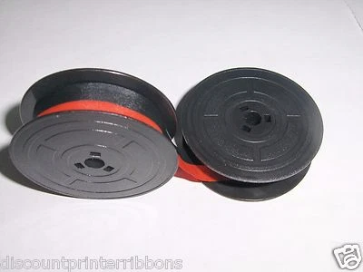 Olivetti Lettera 32 35 36 36C Typewriter Ribbon Red +Black Ink on Olivetti Spool - Image 1 of 4