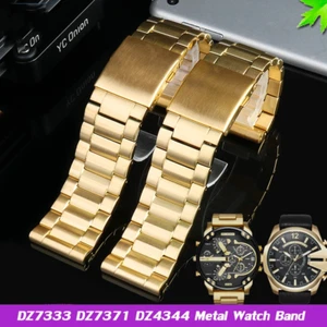 Stainless Steel Strap For Diesel DZ4209 DZ4215 DZ1844 DZ7333 DZ4344 Watch Band - Zdjęcie 1 z 16