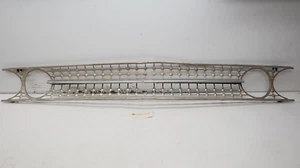 1961 FORD GALAXIE FRONT EXTERIOR ALUMINUM GRILLE COVER WITH CENTER TRIM, OEM. - Picture 1 of 10