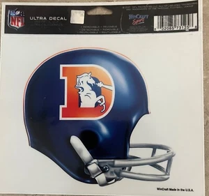 Denver Broncos Throwback Helmet/Old Logo Ultra Decal - Picture 1 of 2
