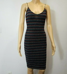 Mind code women's bodycon dress size medium multi color spaghetti strap nwot - Picture 1 of 7